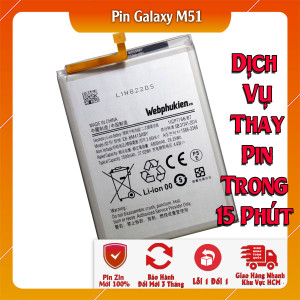 Pin Webphukien cho Samsung Galaxy M51 - EB-BM415ABY 7000mAh